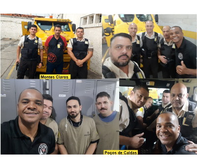 Trabalho de base Prosegur Montes Claros e Poços de Caldas
