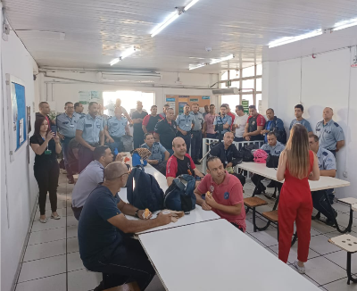 BRINKS realiza treinamento com trabalhadores para votação do sistema onlline da CIPA+A