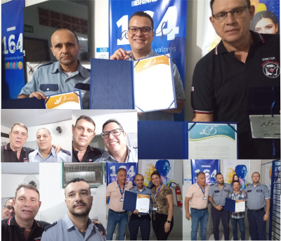 Trabalhadores da Brinks Uberaba recebem Certificado por Tempo de Trabalho