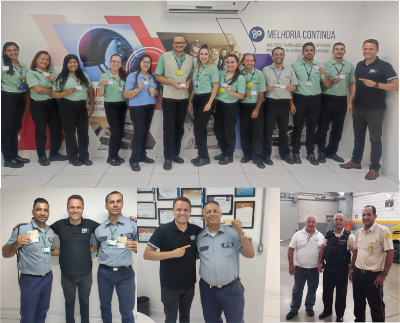 Trabalhadores recebem carteira de associado e Vigilantes a CNV (Carteira Nacional do Vigilante)