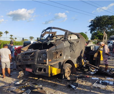 Criminosos explodem e levam numerários em assalto a carro-forte na MA-245