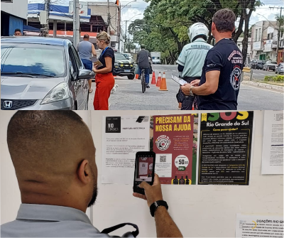 Brinks Ipatinga: Blitz educativa da Campanha Maio Amarelo e a importância do SOS Rio Grande do Sul 