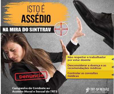 ISTO È ASSEDIO - Não respeitar o trabalhador por estar doente