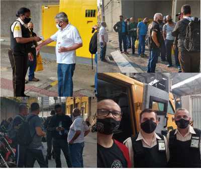SINTTRAV EM AÇÃO! Trabalho de base PROSEGUR Belo Horizonte e Varginha