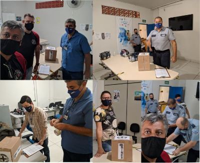 Diretores do SINTTRAV fiscalizam eleição da CIPA - BRINKS Uberaba