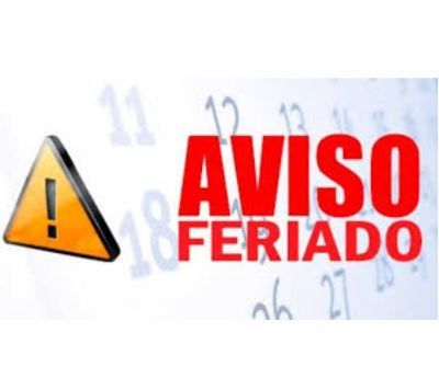 FERIADO MUNICIPAL EM BELO HORIZONTE 08 DE DEZEMBRO (TERÇA-FEIRA) 