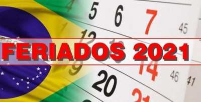 Governo divulga feriados e pontos facultativos de 2021