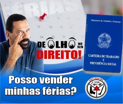 Posso vender minhas férias?