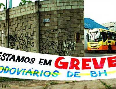 GREVE DOS TRABALHADORES DO TRANSPORTE COLETIVO EM BH 