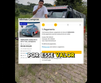 Influencer revende carro-forte após problema com a PF e ainda lucra R$ 40 mil