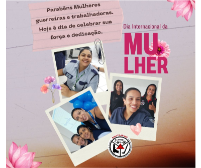 Feliz dia da mulher! 