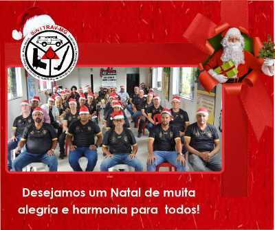 SINTTRAV/MG deseja a todos um Feliz Natal e Próspero Ano de 2023