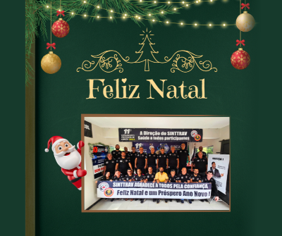 A direção do Sinttrav deseja um Feliz Natal !