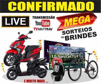 CONFIRMADO - LIVE SORTEIOS DE BRINDES SINTTRAV-MG