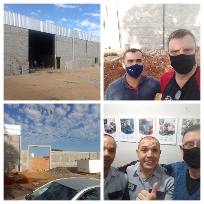 Diretor do SINTTRAV visita local de construção da nova base da Brinks em Uberaba