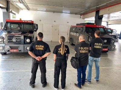 Polícia Federal fiscaliza empresas de transporte de valores