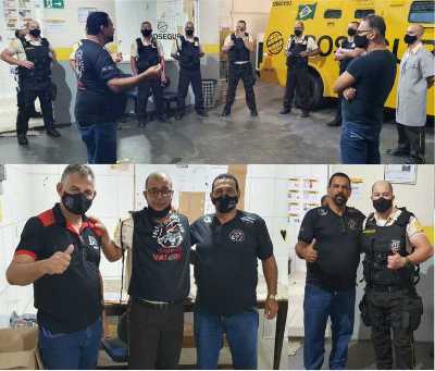 Os trabalhos continuam! Visita a base da PROSEGUR em Governador Valadares 
