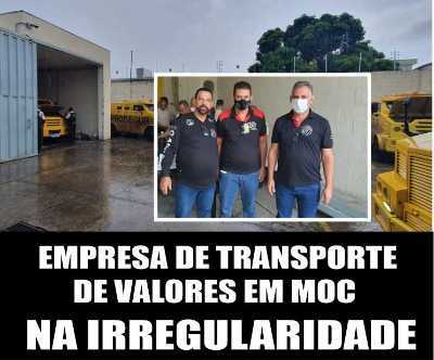 Após denúncias de trabalhadores SINTTRAV fiscaliza empresa de transporte de valores em MOC