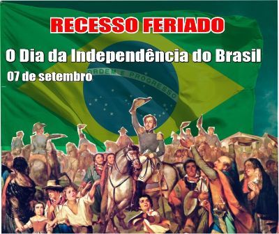 COMUNICADO: Feriado nacional 7 de setembro