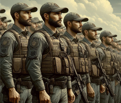 O exército oculto no Brasil com 597 mil agentes bem preparados e armados