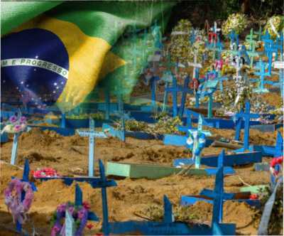 Brasil completa um ano da Covid-19 - 250 mil mortos e 10 milhões de casos