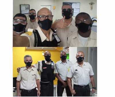Vigilantes associados do SINTTRAV na empresa PROSEGUR Pouso Alegre e Poços de Caldas