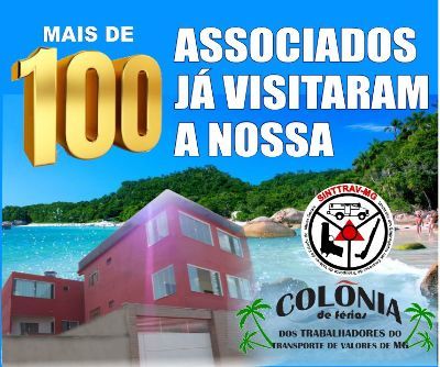 Atingimos a marca histórica de mais de 100 associados que visitaram a COLÔNIA DE FÉRIAS 