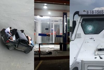 ARMAS PESADAS, TIROS E REFÉNS: