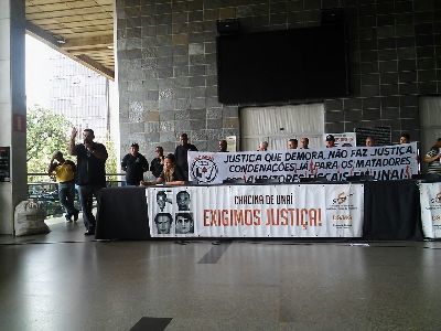 SINTTRAV-MG participa de ato público contra precarização dos Direitos dos Trabalhadores