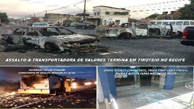 Somente nos dias 20 e 21 de fevereiro, cinco assaltos ocorreram às empresas de Transporte de Valores
