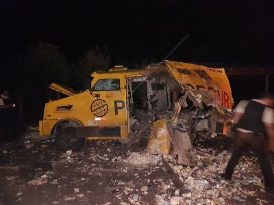 Ataque a carro-forte com explosão e tiroteio na BR-116,Serra Gaúcha