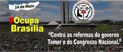 “SINTTRAV NA MARCHA. OCUPA BRASÍLIA. ”