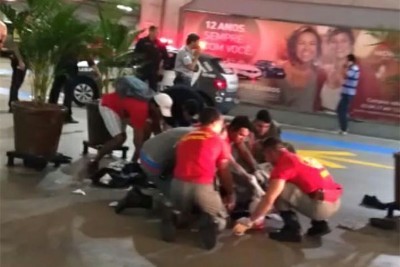 VIGILANTE DA BRINKS É BALEADO TENTATIVA ASSALTO NATAL/RIO GRANDE DO NORTE