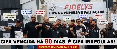 FIDELYS com CIPA vencida há 85 dias e descumpre NR5