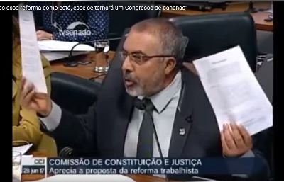 Senador Paim revoltado com a CCJ