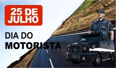 25 DE JULHO - DIA DO MOTORISTA