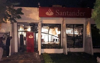 Sul de Minas tem mais uma madrugada com explosão de caixas eletrônicos