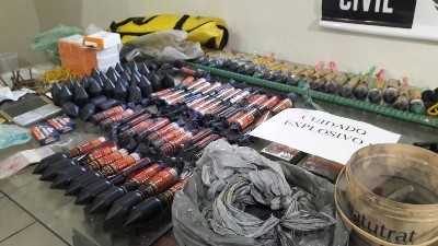 Quadrilha suspeita de ataques a bancos no Piauí e Maranhão é presa com explosivos
