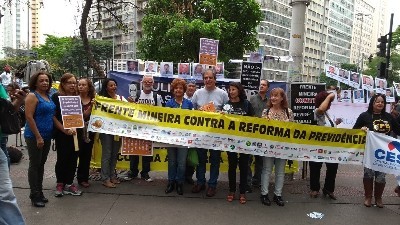 Ato em defesa da aposentadoria