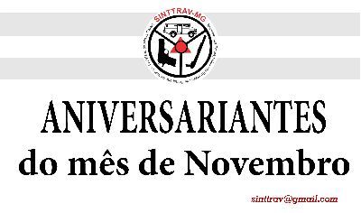 Aniversariantes do mês de Novembro