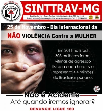 NÃO violência contra a Mulher