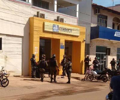 Criminosos “tocam terror” durante assalto à agência dos Correios em Canaã dos Carajás no Pará