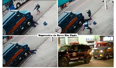 Bandidos atiram contra vigilantes em assalto a carro forte em Itapecerica da Serra/SP