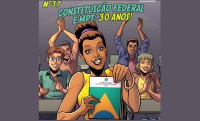 MPT distribui Gibis sobre 30 anos da Constituição Federal 