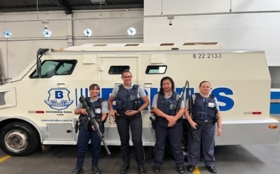 Brasil ganha primeira equipe feminina de carro-forte
